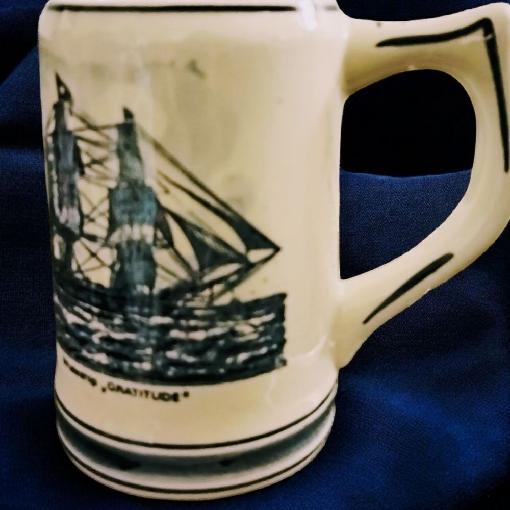 BLUE DELFT BEER STEIN Made in HOLLAND